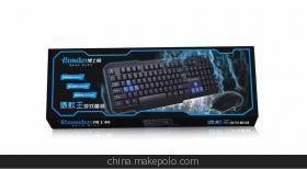 博士顿爆款王游戏P+U键鼠套装评测 性能与性价比的完美结合